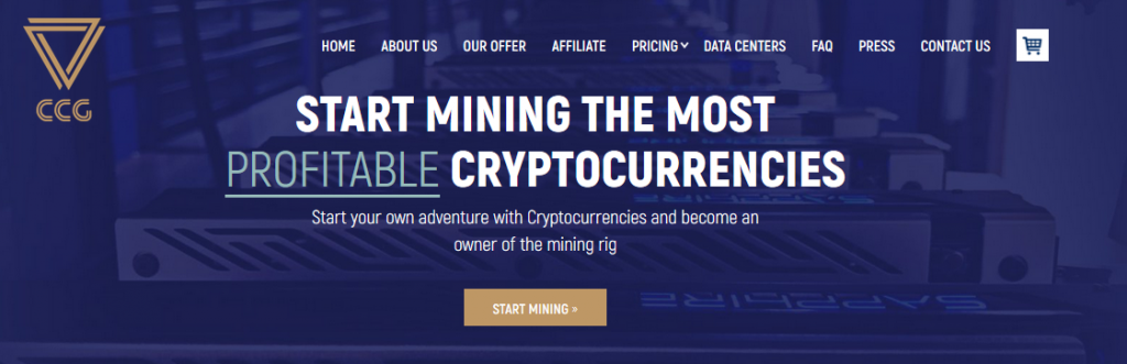 CCG Mining website